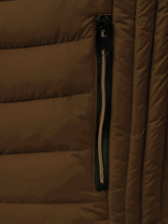 Kamizelka męska pikowana camelowa OZONEE N/7133Z