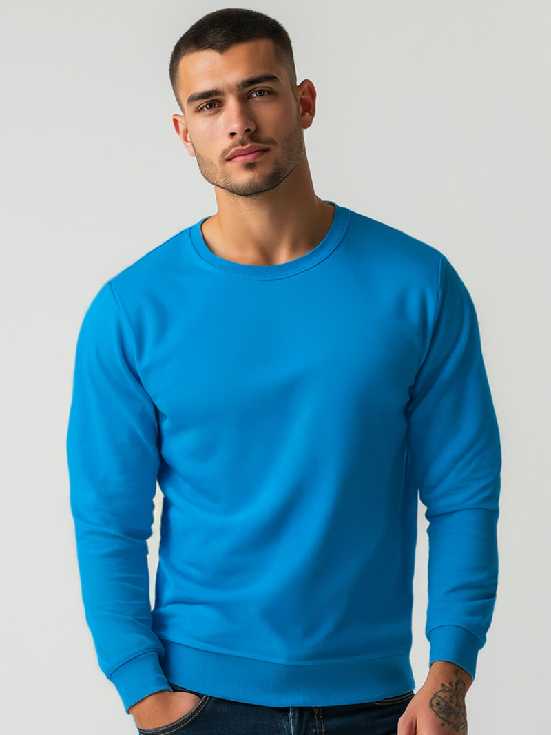 Bluza męska błękitna OZONEE JS/2001-10Z