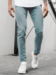 Spodnie jeansowe męskie jasno-niebieskie OZONEE O/4498/02