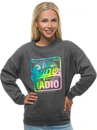 Bluza damska grafitowa OZONEE JS/KSW1008