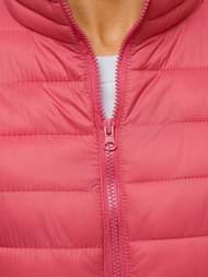 Kurtka przejściowa damska jasno-różowa OZONEE JS/M23037/42