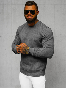 Толстовка чоловіча Графiтова OZONEE JS/2001-10Z