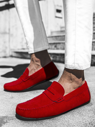 Чоловіче взуття снікерси Slip On Червонi T/125