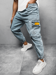 Штани чоловічі джоггери Яскраво-Синi OZONEE O/6013