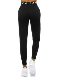 Legginsy damskie czarno-zielone OZONEE O/82353