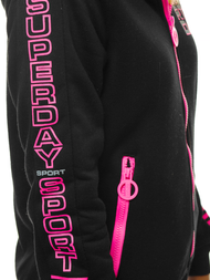 Bluza rozpinana damska czarna OZONEE JS/KSW3012