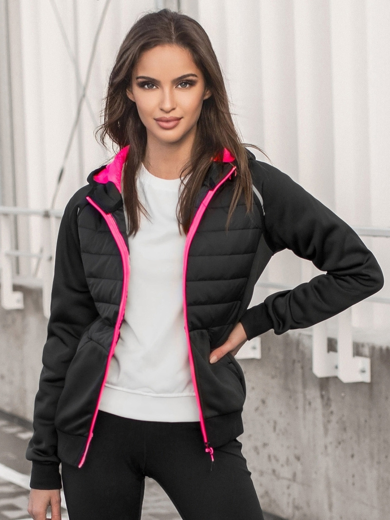 Куртка жіноча Чорна OZONEE JS/KSW4009Z