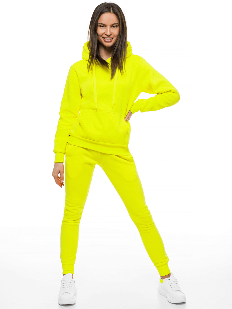 Спортивні штани жіночі Жовті-неон OZONEE JS/CK01/33