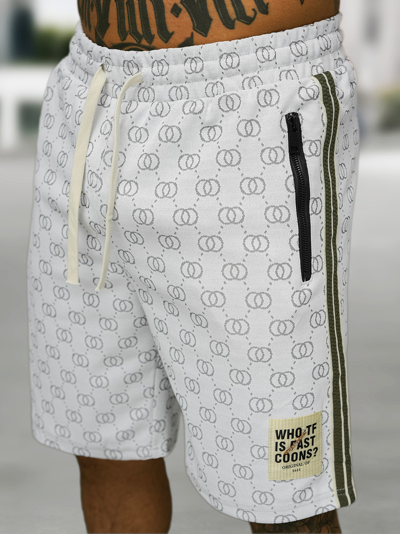 Чоловічий короткий спортивний костюм Яскраво-ciрий OZONEE O/QQ1608AB