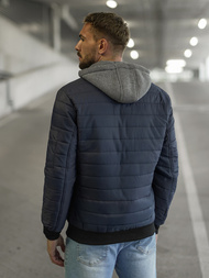 Kurtka męska pikowana granatowa OZONEE JS/8M985/215Z