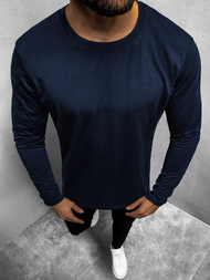 Футболка з довгим рукавом чоловіча Темно-Синiй OZONEE JS/CX01