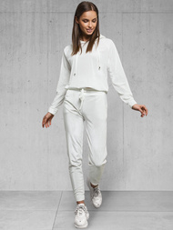 Komplet dresowy dwuczęściowy biały OZONEE O/13120