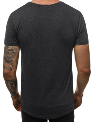 T-Shirt męski grafitowy OZONEE O/2309