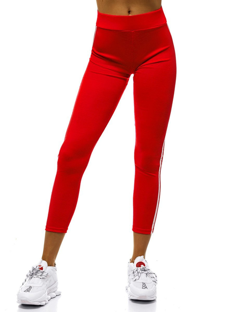 Legginsy damskie czerwone OZONEE JS/1036/D5