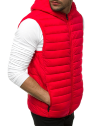 Безрукавка чоловіча Червона OZONEE JS/LY36