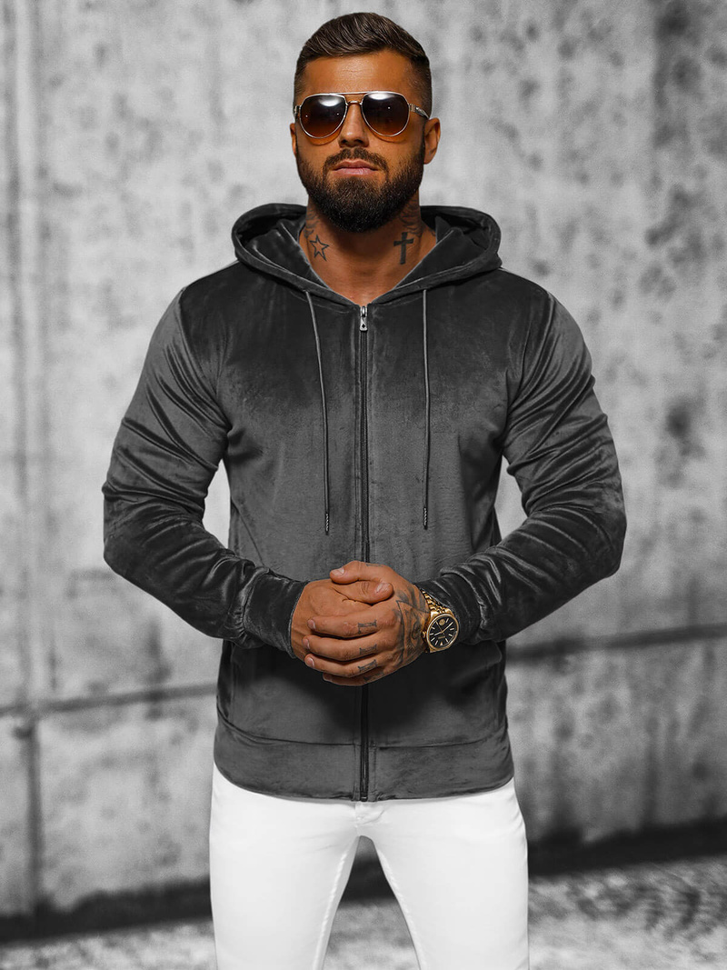 Толстовка костюм чоловіча графіт OZONEE JS/8B1168/6