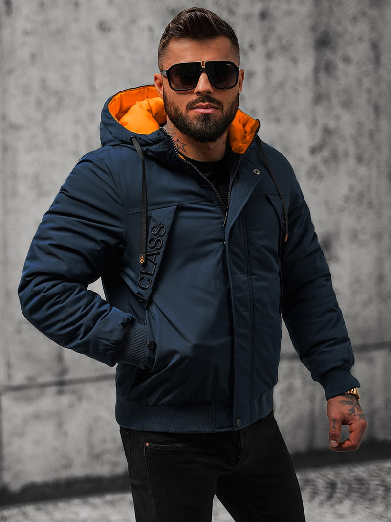 Kurtka zimowa męska granatowa OZONEE JS/27M8100