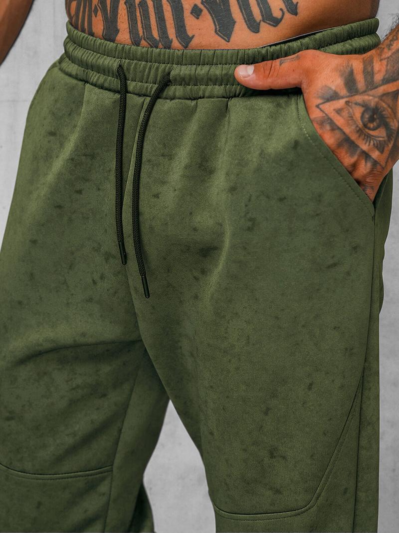 Komplet dresowy męski zielony OZONEE JS/27C6503/29