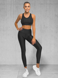 Legginsy damskie czarne OZONEE O/XL017/1
