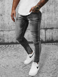 Чоловічі джинси графіт OZONEE NB/MP0021GZ