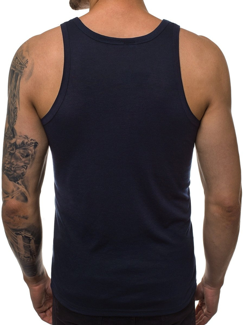 Майка чоловіча Темно-Синя OZONEE JS/NB001