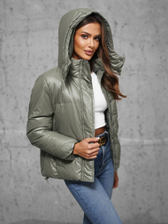 Куртка жіноча Яскраво-Зеленi OZONEE JS/5M3185/236