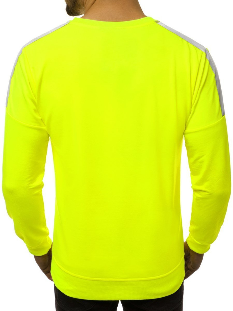 Толстовка чоловіча Жовта-неон OZONEE MACH/2124Z