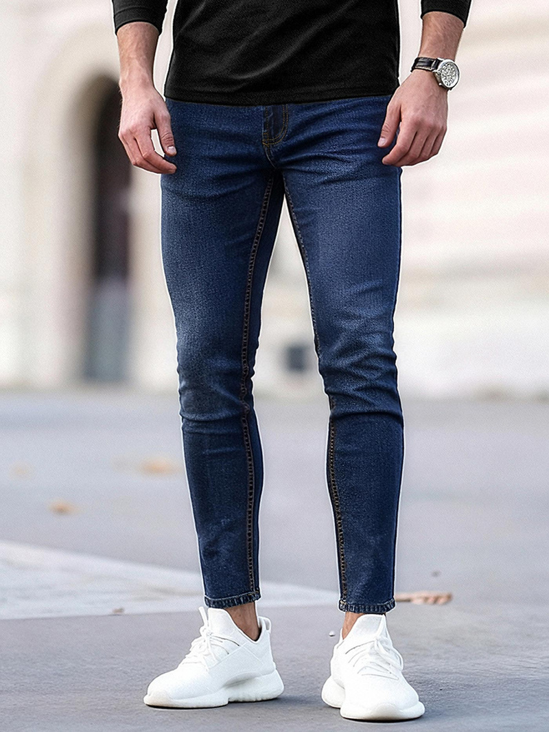 Чоловічі джинси tемно-синi OZONEE O/JK2951Z