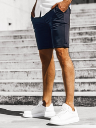 Spodenki męskie chinos granatowe OZONEE DJ/1001