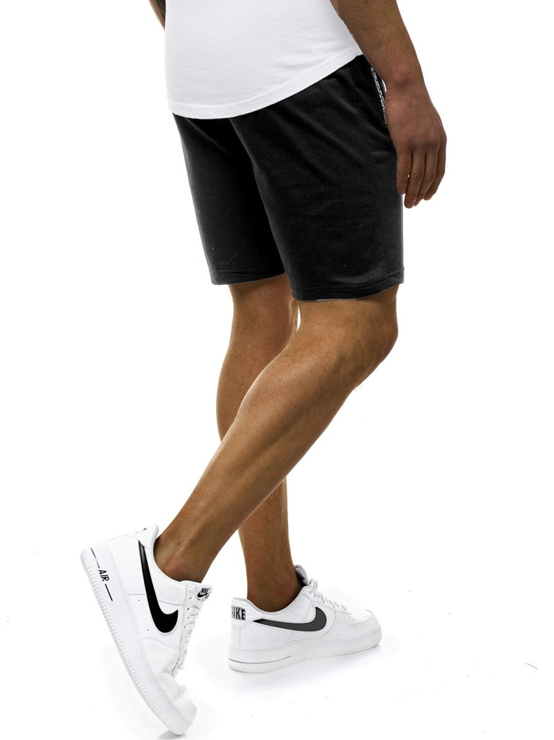 Spodenki męskie czarne OZONEE JS/XW76