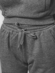 Komplet dresowy dwuczęściowy damski grafitowy OZONEE JS/8C70/5