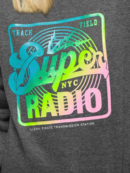 Жіноча Толстовка Темно-сіра OZONEE JS/KSW1008