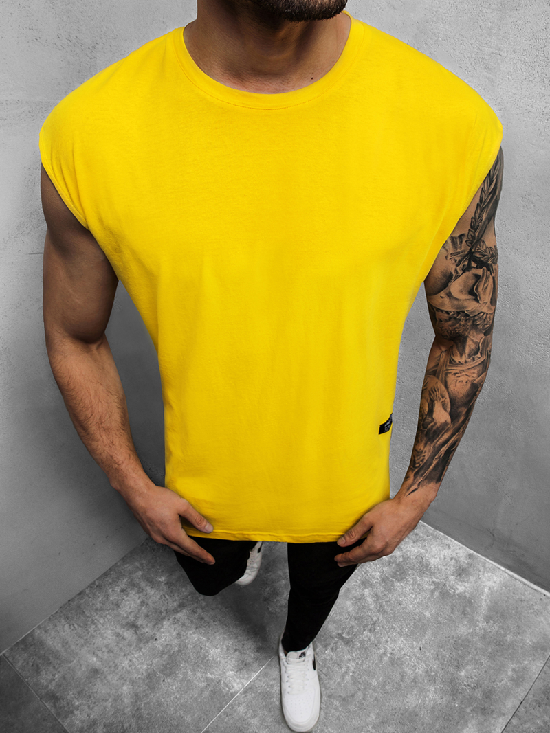 Майка чоловіча Жовта OZONEE O/1265Z
