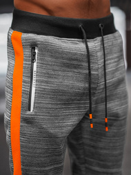 Spodnie dresowe męskie szare OZONEE JS/K60011Z