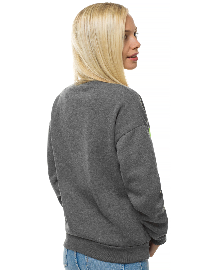 Bluza damska grafitowa OZONEE JS/KSW1003