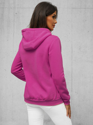 Bluza damska rozpinana z kapturem jasno-fioletowa OZONEE JS/W03/57Z