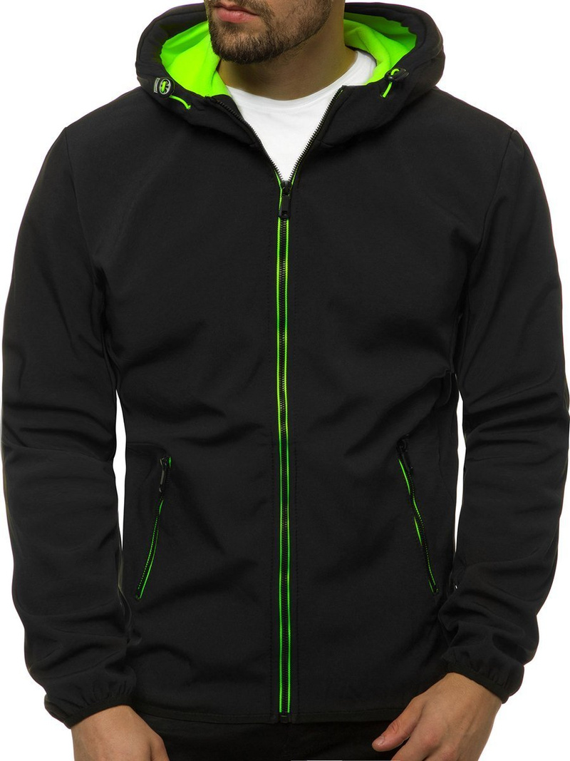 Куртка softshell чоловіча Чорна OZONEE JS/KS2182
