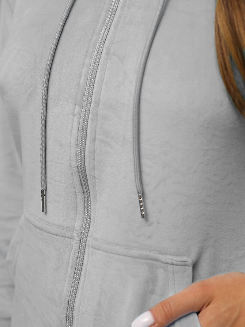 Спортивний костюм жіночий ciрий OZONEE JS/8C1176/2Z