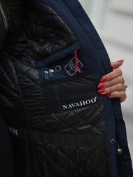 Жіноча куртка темно-синя OZONEE O/W377