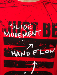 T-Shirt męski czerwony OZONEE JS/KS1983Z