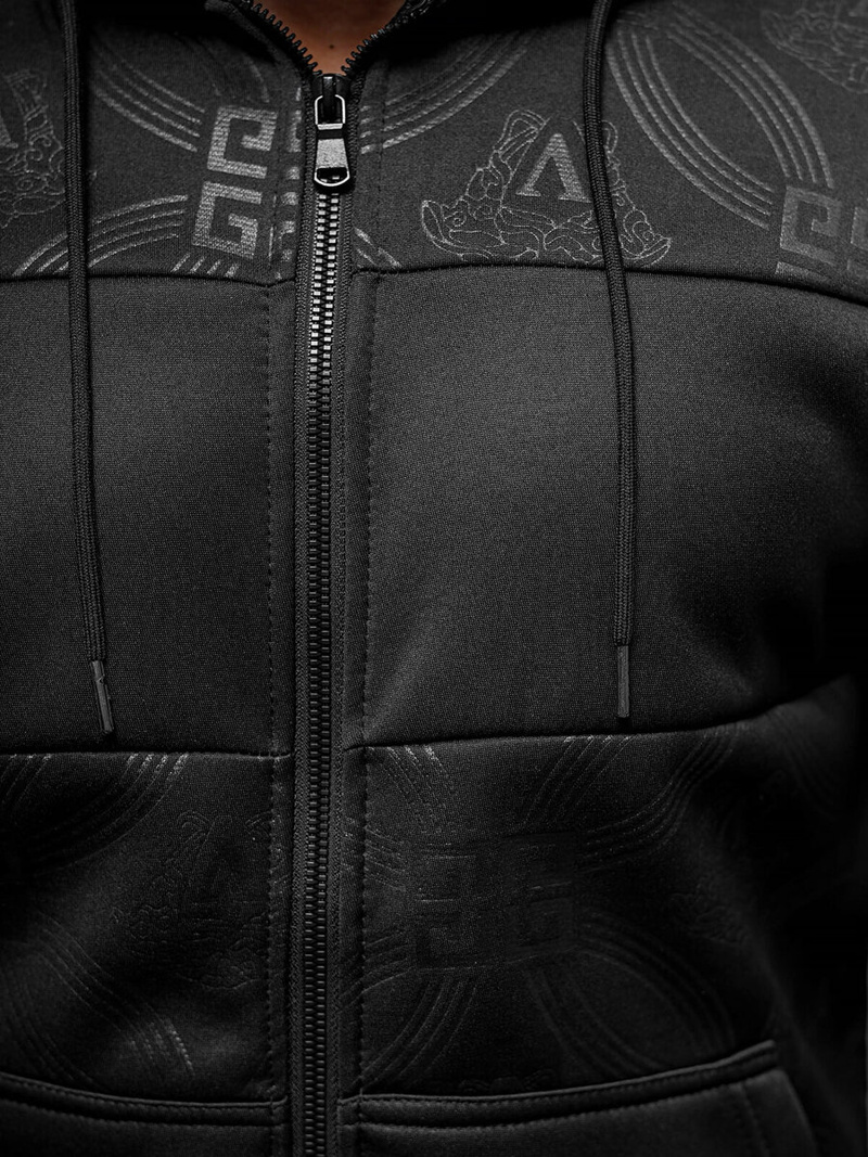 Чоловічий спортивний комплект чорний OZONEE JS/3C555