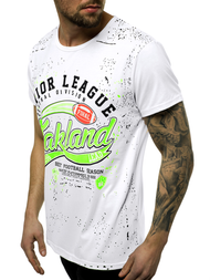 T-Shirt męski biały OZONEE JS/KS1975