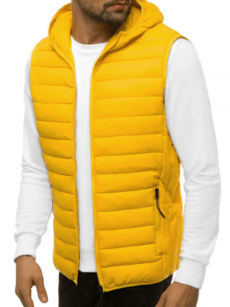 Безрукавка чоловіча Жовта OZONEE JS/HDL88002