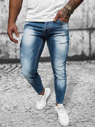 Spodnie jeansowe męskie niebieskie OZONEE NB/MP0008B