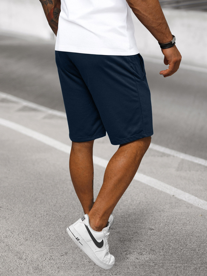 Spodenki dresowe męskie granatowe OZONEE JS/8K100/25Z