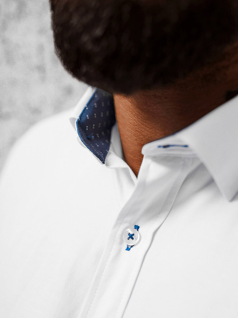 Koszula męska biała OZONEE O/V05