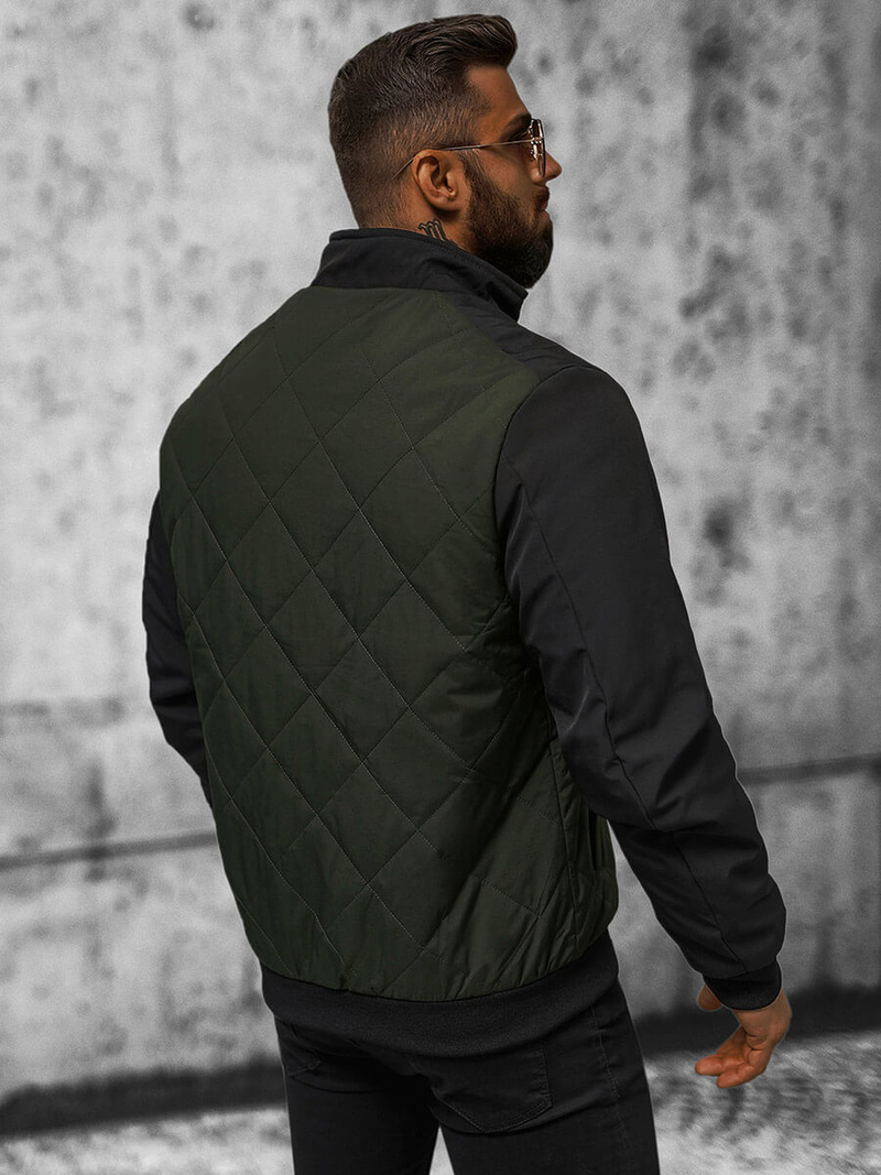 Куртка Чоловіча Темно-Зелена OZONEE JS/84M3022/136