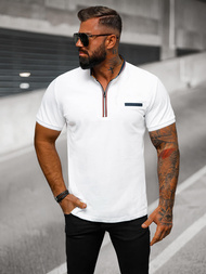 Футболка Поло Чоловіча Бiла OZONEE O/DA829