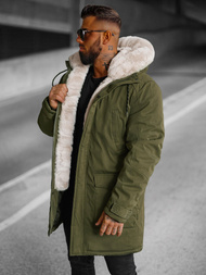 Kurtka zimowa męska zielona OZONEE JS/5M120/136Z