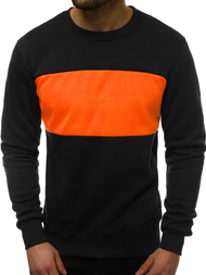 Bluza męska czarno-pomarańczowa OZONEE JS/2010